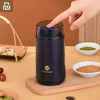 xiomi youpin liven grinder blue mini portable 402 stainless steel cereal spices coffee salt and pepper grinder