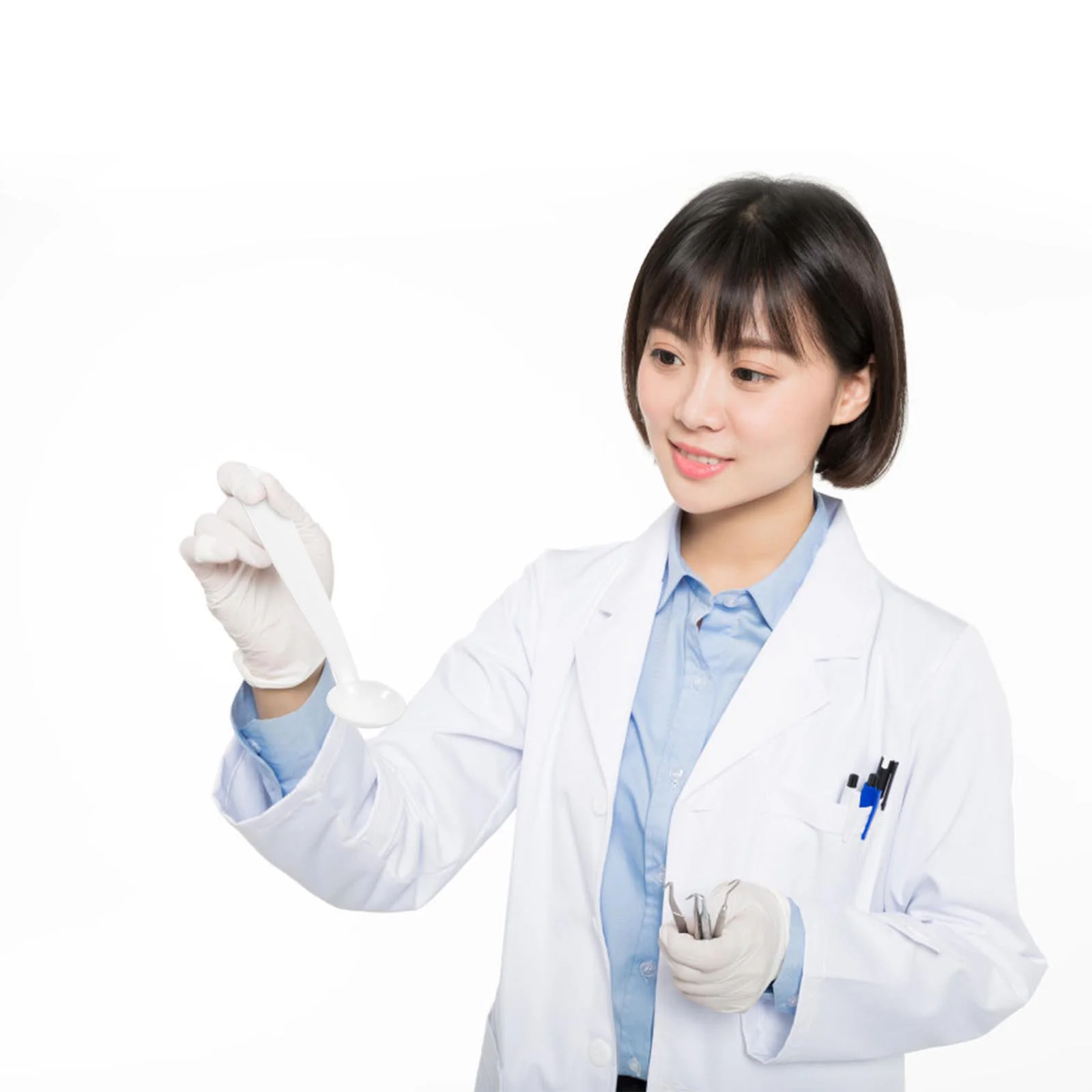 100 шт. лабораторный совок микро ложка ПП миниатюрный мерный прибор для измерения