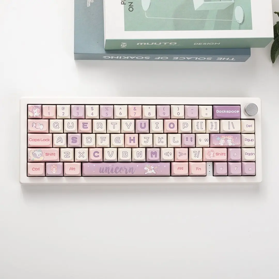 

Lovely Personality Key Caps XDA Highly PBT Five Surface Heat Sublimation Adapter 108/104/100/98/87/82/68/61