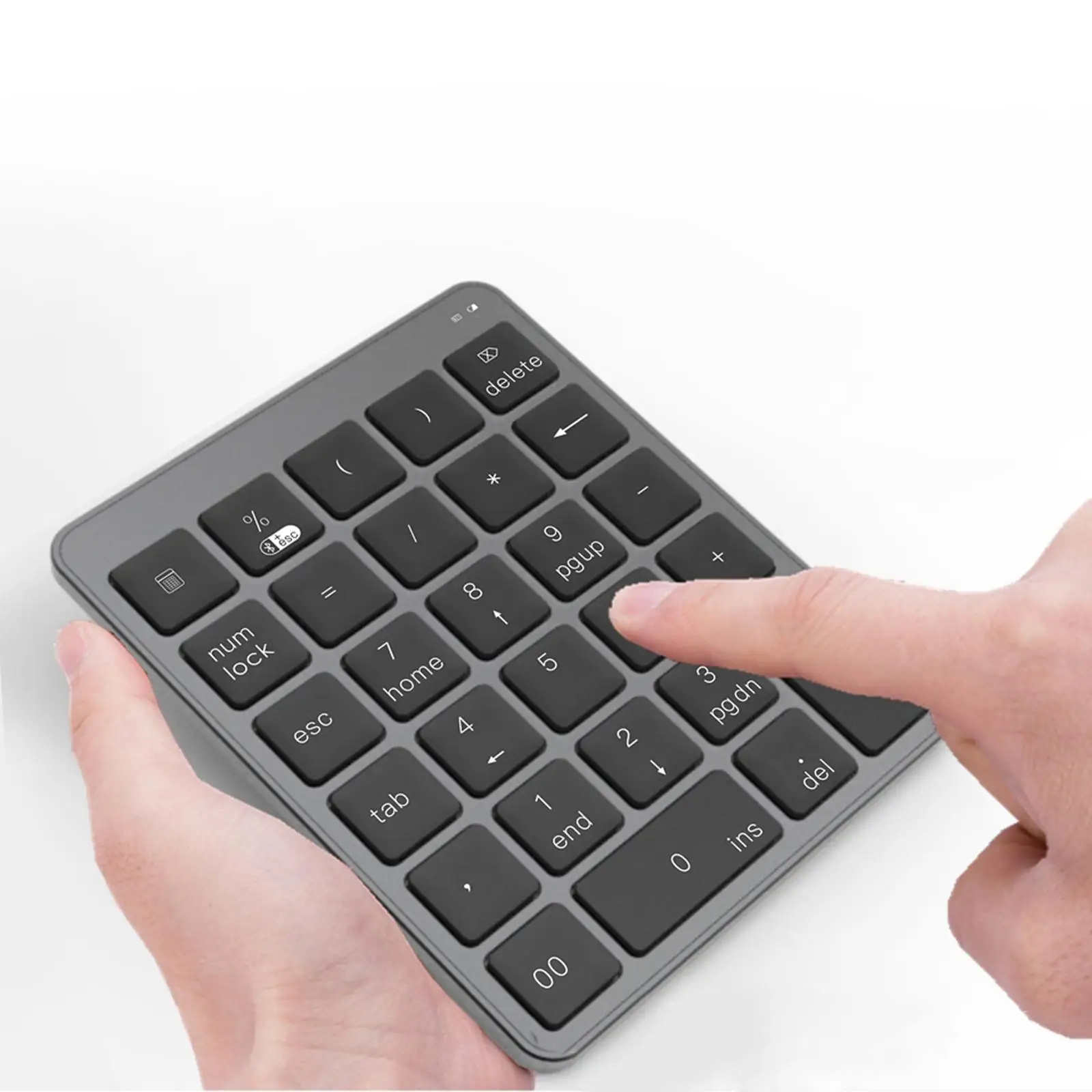 Фото Портативная цифровая клавиатура Number Pad 2: 28-клавишная расширенная клавиатура для ввода финансовых данных в бухгалтерском учете для ноутбуков №5