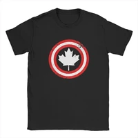 captain canada white maple leaf cool graphic t shirt superhero canadian tees tops for men clothes