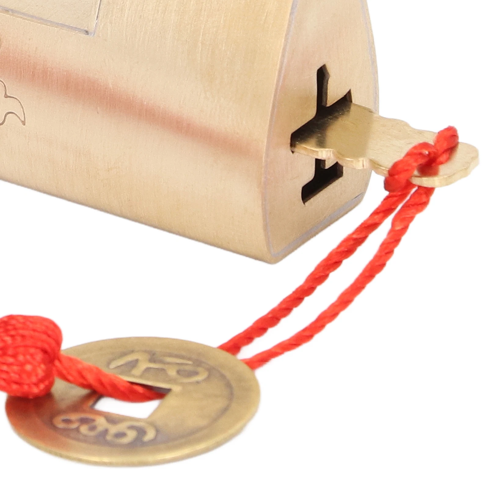 Винтажный висячий замок из латуни с интервалом 8 см