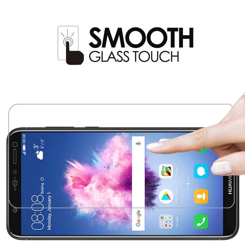 Закаленное стекло для защиты экрана huawei p smart чехол psmart smar smat samrt защитный телефона