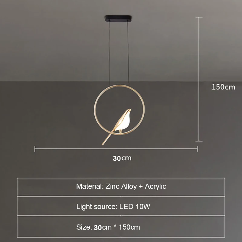 

LED настенный светильник BANMENG Magpie золотой