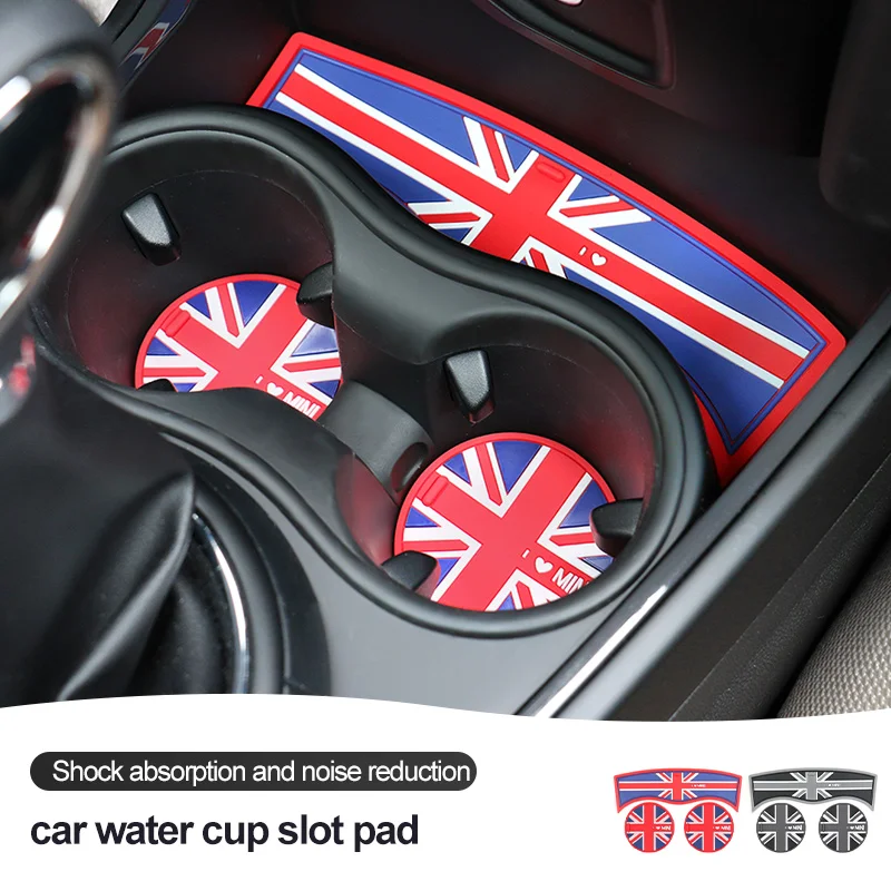 

Автомобильная Подставка под стаканы с разъемом соединения, автомобильная Нескользящая подставка под горку для Mini Cooper S JCW Clubman F54 F55 F56 F60 Countryman