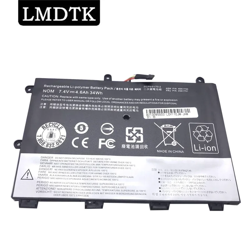LMDTK Новый 45N1750 45N1751 Аккумулятор для ноутбука Lenovo ThinkPad Yoga 11E 45N1748 45N1749