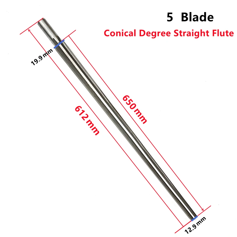

1pcs 5 blade straight flute wooden pipe instrument Bassoon dedicated reamer