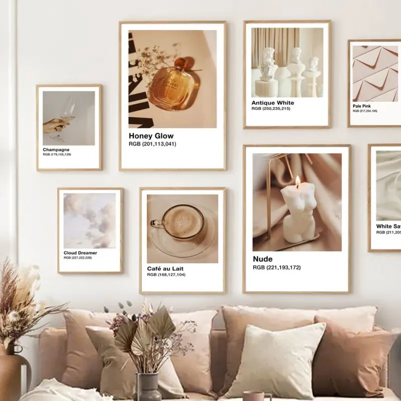 Модная настенная статуя с принтом в виде свечи церковная Картина на холсте