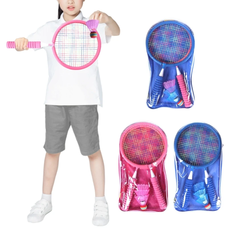 

Набор из 2 ракеток с сумкой для переноски для детей, ракетки для бадминтона для стартера 69HD