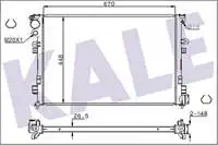 

347225 internal engine water radiator JUMPY SCUDO EVASION DW8 air conditioning DW8 V (22.0hdi 8V)