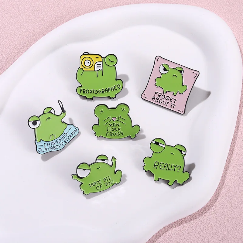 

I Hate All of You I Have Had Just about Enougn Man I Love Frogs To Grapher Frog Get about It Pins Brooch Lapel Pins Wholesale