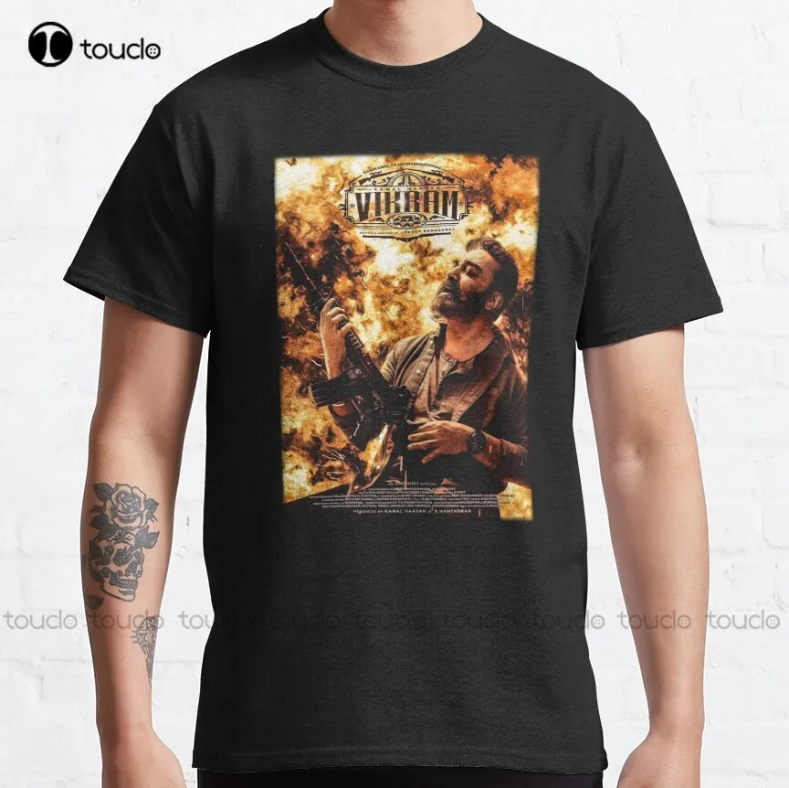 

Vikram A Vikram A Vikram Classic T-Shirt Womens White Shirt Fashion Design Casual Tee Shirts Tops Hipster Clothes Xs-5Xl Unisex