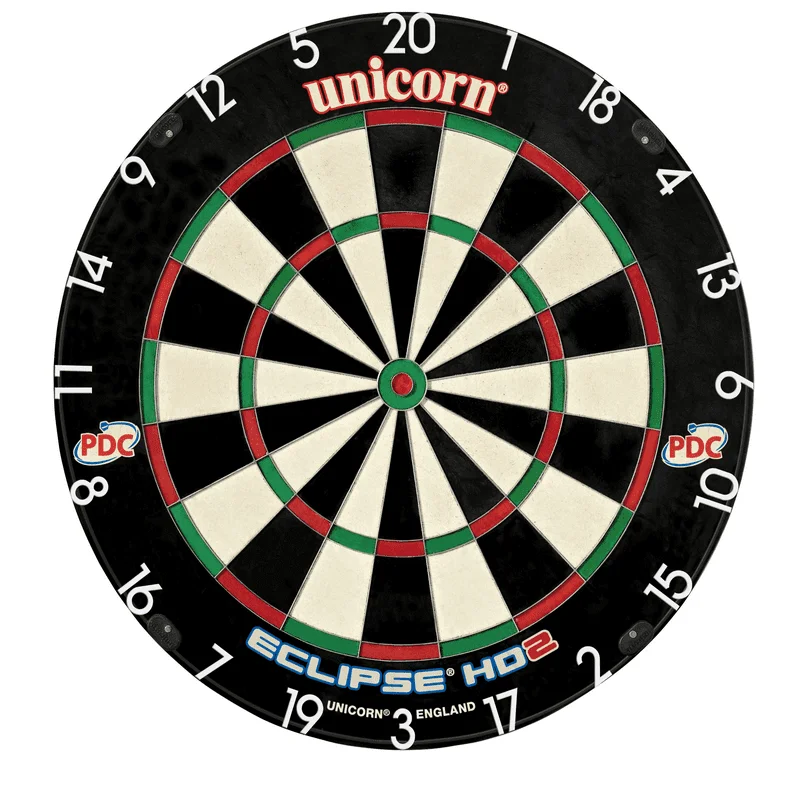 

High Definition Professional Bristle Dartboard with Increased Playing Area and Super Thin Bullseye