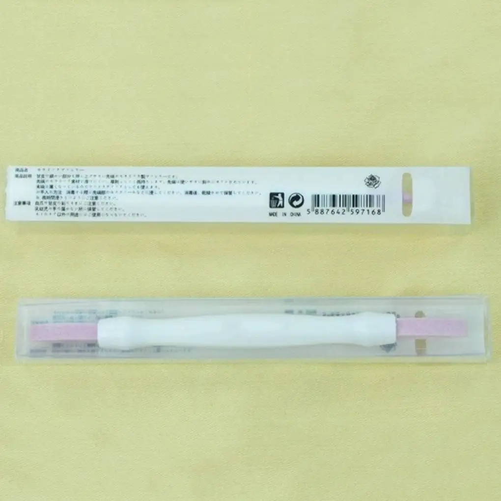 

Двусторонняя пилка для ногтей, кварцевый прибор для удаления кутикулы ногтей, инструменты для удаления омертвевшей кожи, камень для удаления кутикулы ногтей