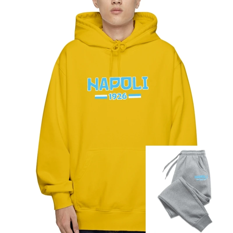 

MAGLIA NAPOLI 1926 ULTRAS CURVA T-Sweatshirt Hoodies COTONE 100% MARADONA BIANCO AZZURRI Cool Casual pride Pullover men Unisex