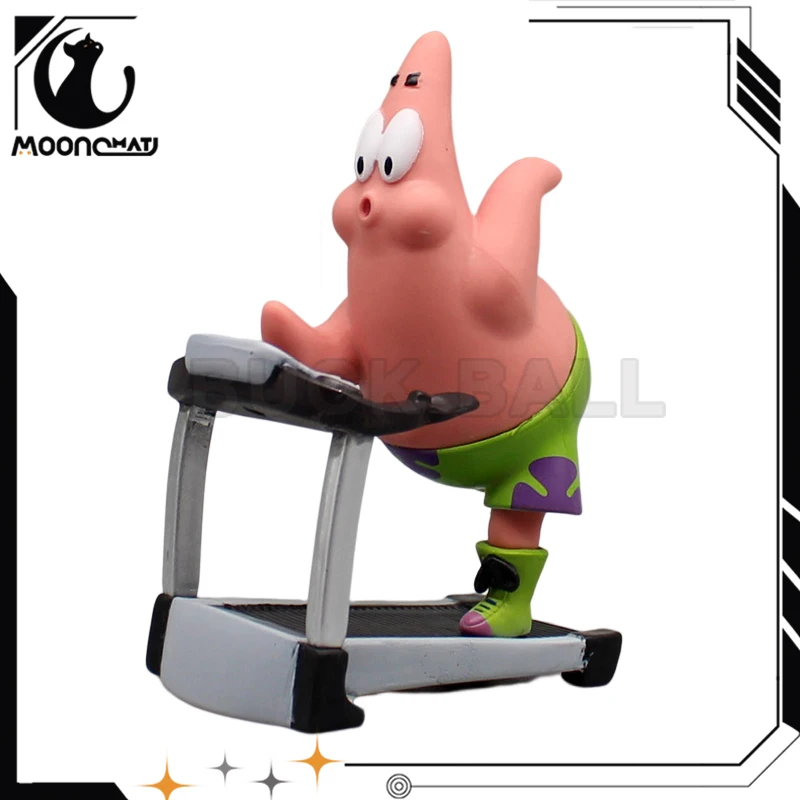 

10cm SpongeBob SquarePants Anime Figures Patrick Star Figurine Pvc Statue Model Collection Doll Toys Desk Decoration Kids Gifts