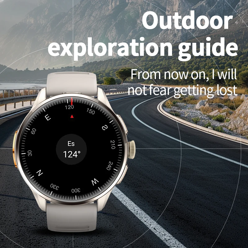 Фото Умные часы H100 Global с ОС Android 8.1, поддержкой 5G LTE, глобальными звонками, 4 ГБ+32 ГБ памяти, поворотной камерой, GPS, Wi-Fi, Bluetooth, компасом для активного отдыха. №3