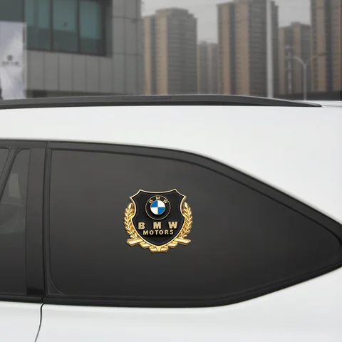 Металлическая Наклейка на корпус автомобиля, декоративный хромированный значок для багажника, боковой двери, окна, для BMW E46, E90, E39, E60, E36, E30, E61, E91, E92, E87, аксессуары