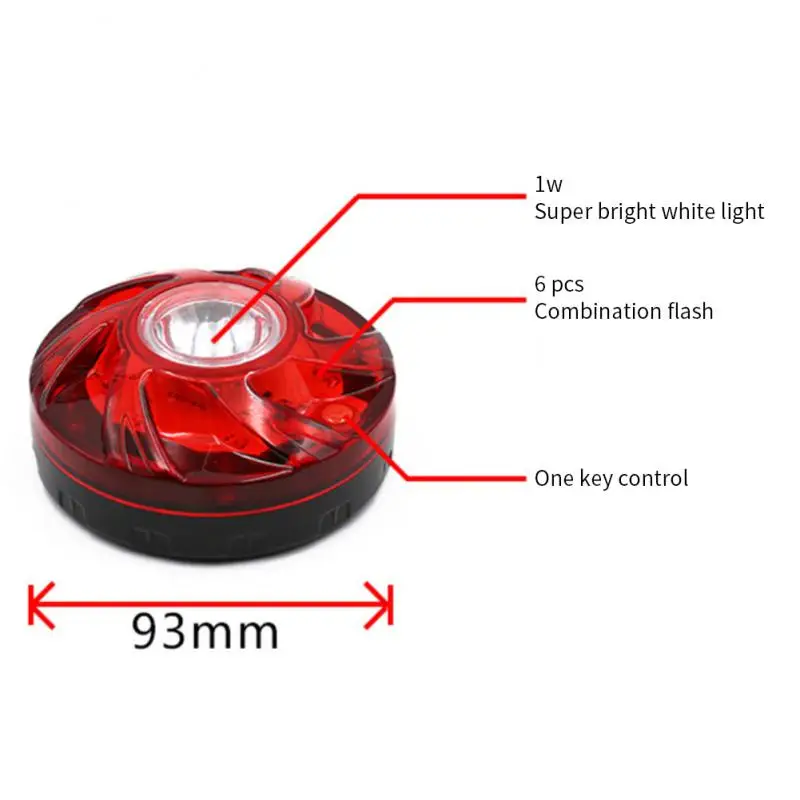 

Универсальная новая портативная вспышка для экстренного освещения для автомобиля, полиции, внешней вспышки, 3 долговечных батарейки Aa