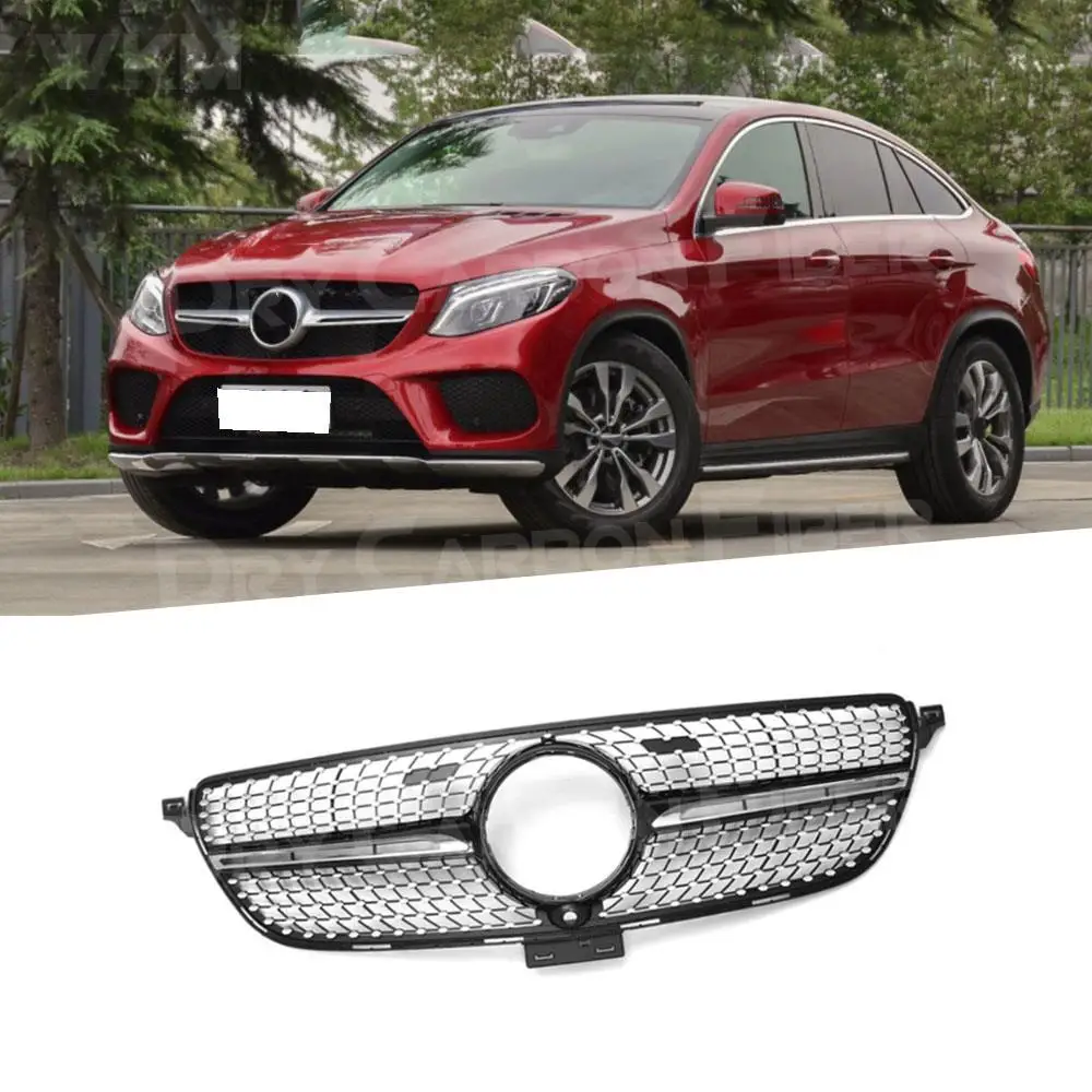 

Передний бампер губа гоночные грили для Mercedes Benz GLE Class C292 W292 Coupe 2015-2019 автомобильные аксессуары