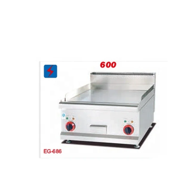 Фото #   Профессиональное коммерческое кухонное оборудование A Chef Prosentials: электрическая/газовая гриль-плита из нержавеющей стали для ресторанов, настольная, плоская №1