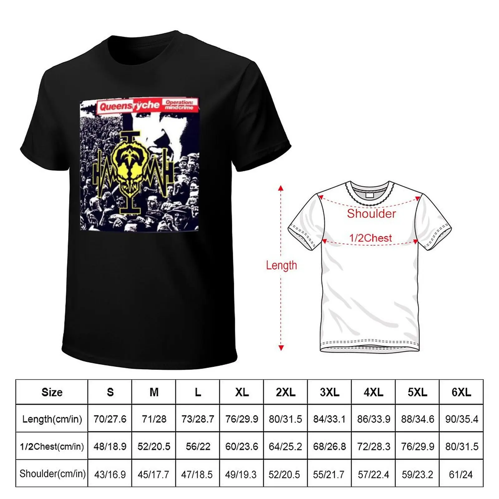 Фото Футболка Queensryche Operation Mindcrime в винтажном стиле с принтом №2