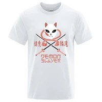 demon slayer sabito anime print tshirt men creativity casual clothing fashion tee shirt t shirts cartoons breathable t shirts