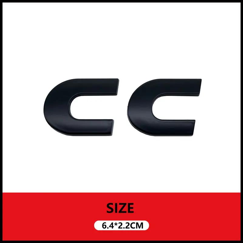 

Автомобильные аксессуары для Volkswagen CC 3D Стайлинг автомобильный хвост ABS покрытие наклейки буквы черный/серебряный значок наклейка