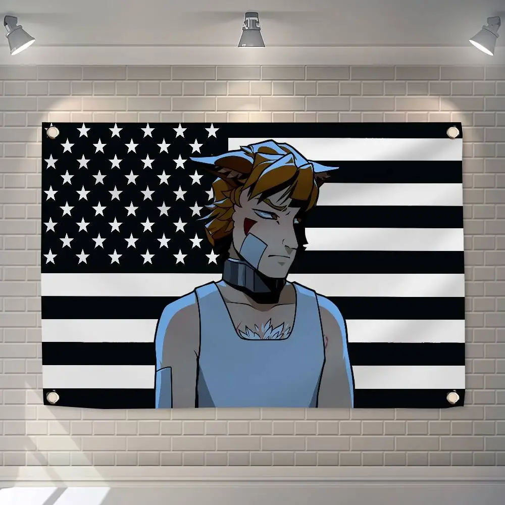 Фото Флаг Game R-Ren Hana America 150x200см, 60x90см, для декора, улицы, пикника, вечеринки, дома, кемпинга, художественный подвесной баннер №2