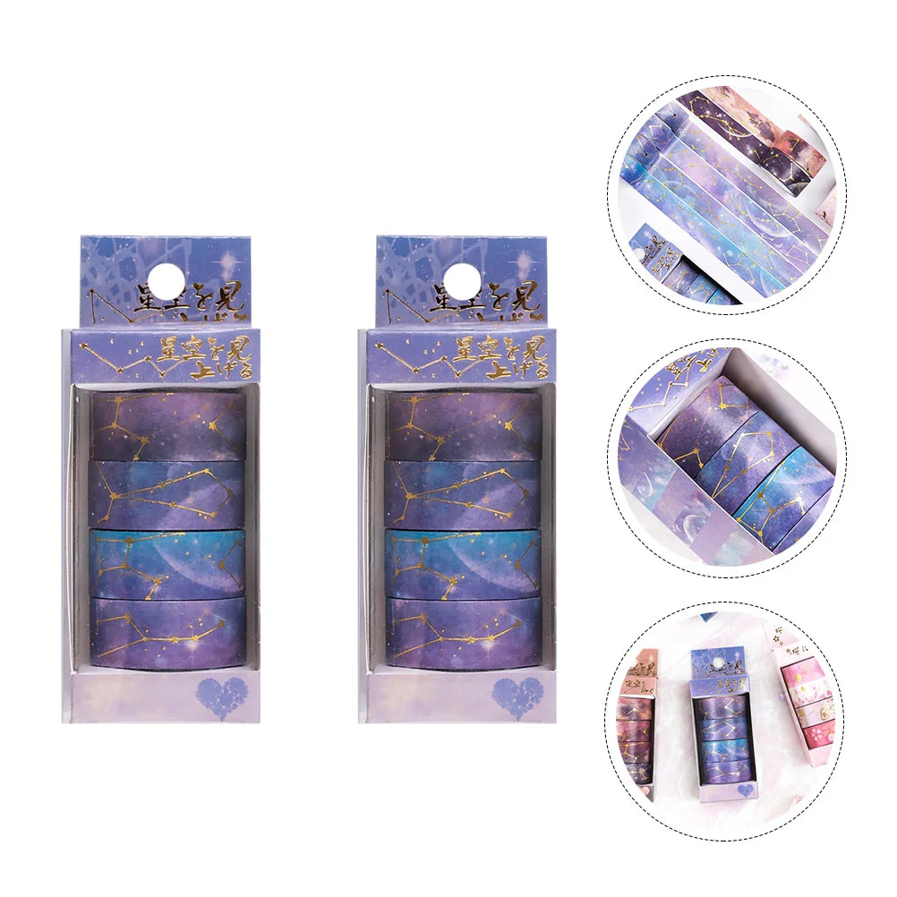 

Tape Washi Decorative Diy Tapes Paper Stickers Scrapbook Wrapping Gift Notebook Roll Adorable Craft Star Scrapbooking