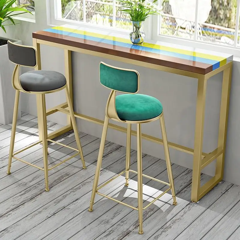 Кофейный стол и стул комбинация европейского стандарта барный | Стулья