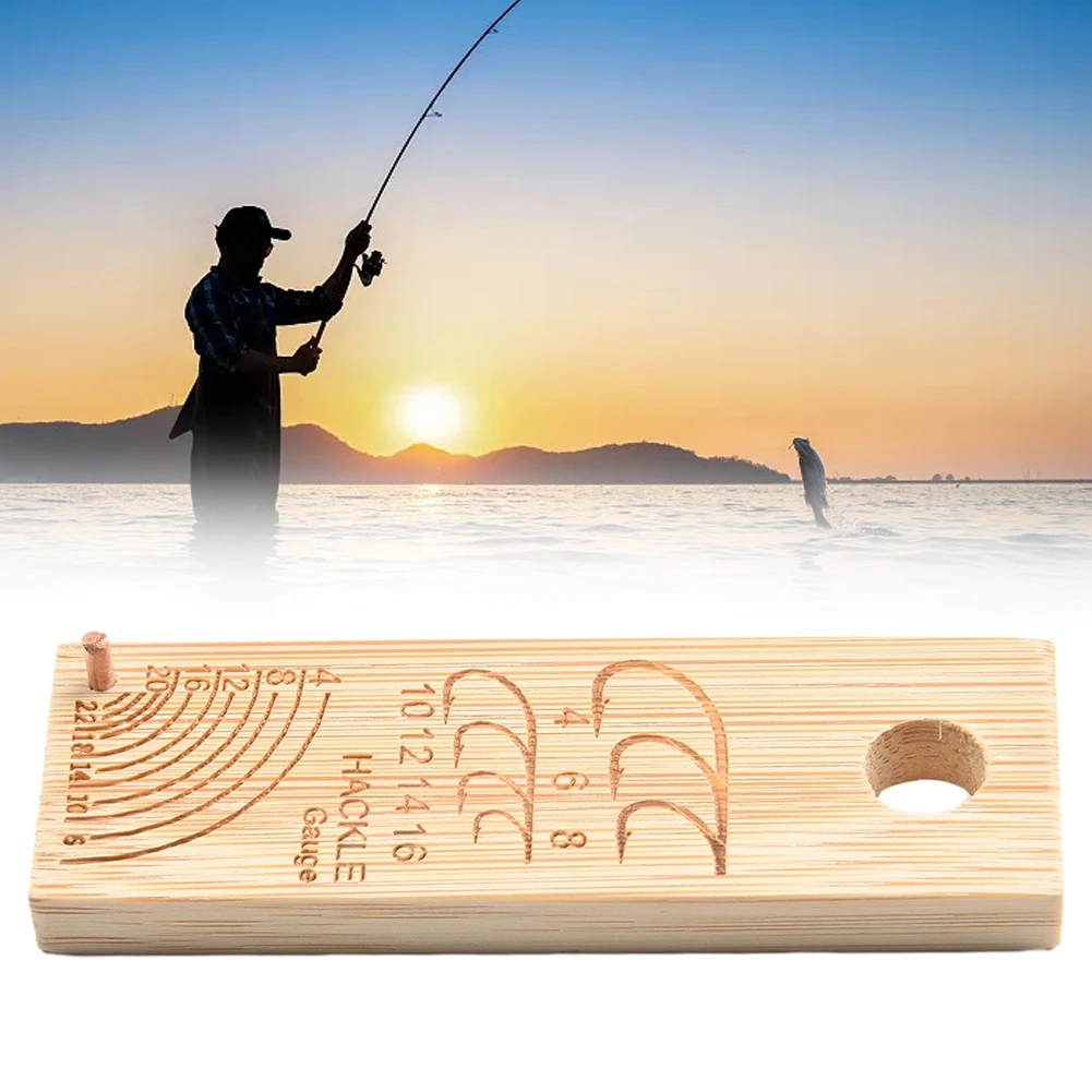 Рыболовный крючок измерительный инструмент для завязывания мушек высокое