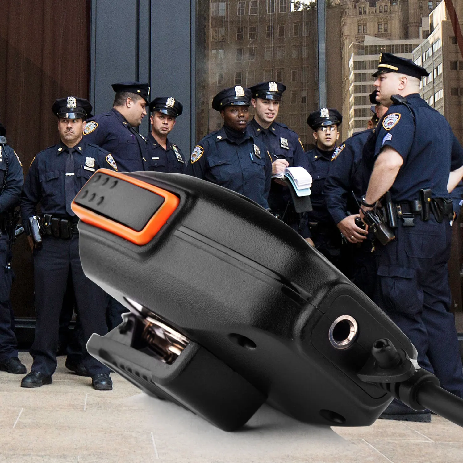 SOCOTRAN walkie talkie Remote Speaker Microphone K plug with Audio Jack for Socotran SC-308 SC-508 SC-600 (RSM-K01)