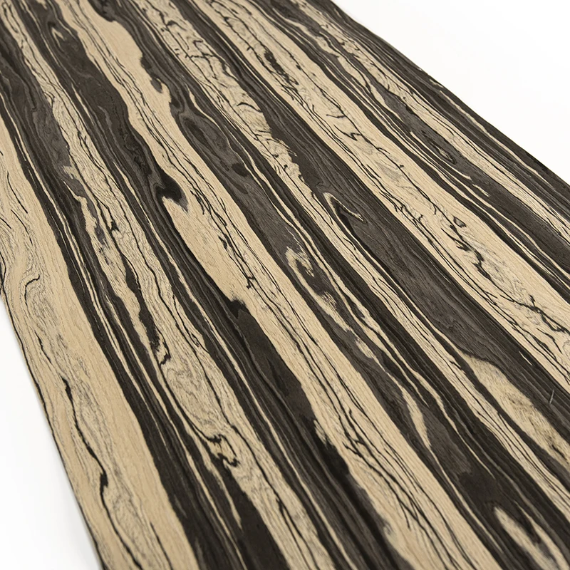 Черно-белый шпон из черного дерева 55x250 см реставрация мебели столешниц и стен