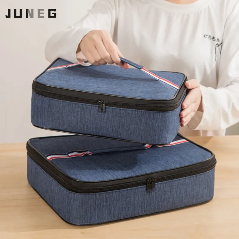

Portable Lunch Bag for Men Women Thickened Lunch Box Bag Aluminum Foil Insulation Handle Bag Fashion School Lunch Thermos Bag