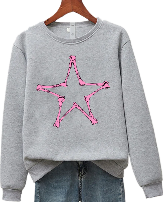 

AMIRI Versatile Printed Spring and Autumn Cotton Long Sleeve Men's Loose Casual Sweater