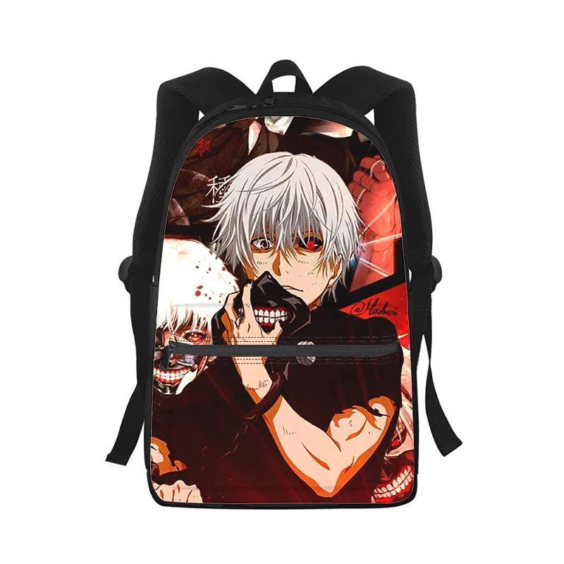 Anime Tokyo Ghouls Men Women Backpack 3D Print Fashion Student School Bag Laptop Backpack Kids Travel Shoulder Bag