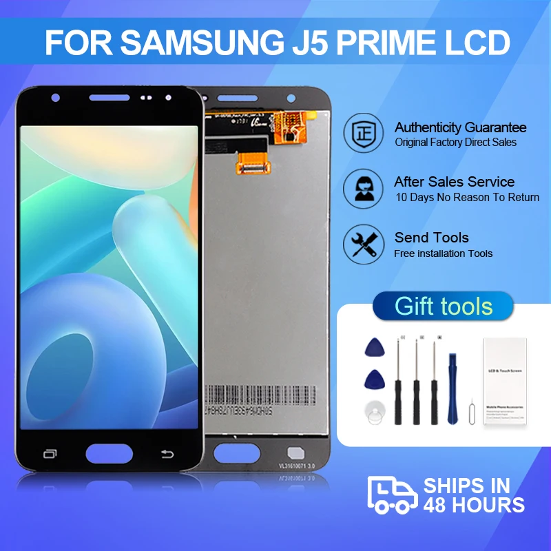 

1 шт. G570 дисплей для Samsung Galaxy J5 Prime ЖК-дисплей с сенсорным экраном дигитайзер G570F G570F/DS G570L G570S в сборе Бесплатная доставка