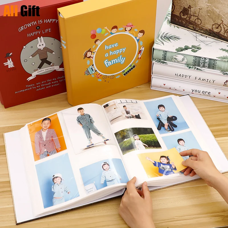 

5-inch 6-inch 7-inch Mixed Album Interstitial Large-capacity Family Souvenir Albums 500 Photos Over Plastic Adventure Book