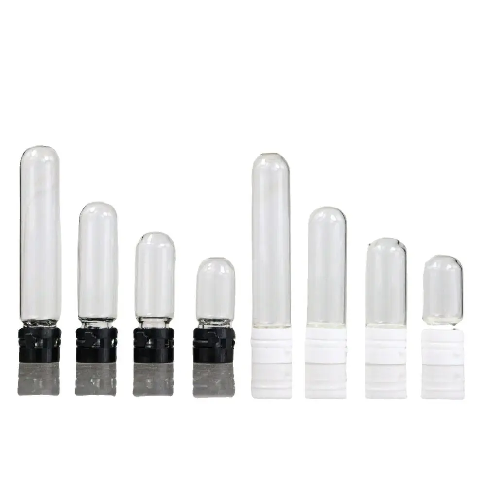 Lab Experiment Supplies Powder Solid Storage Round Bottom Bottle Perfume Bottle Glass Test Tube Mini Refillable Bottle