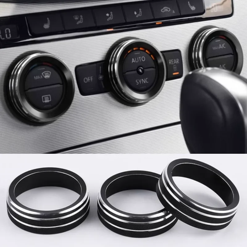 

Автомобильная ручка кондиционера, кольцо, крышка, украшение, аксессуары, пригодные для VW Volkswagen Magotan CC Passat Jetta Scirocco Sharan Golf