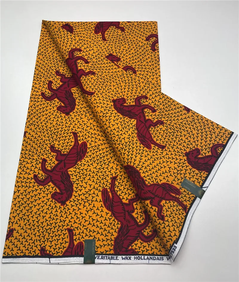 

Veritable African Real Wax Prints Fabric Ghana Style Ankara Wax Tissu Pagne 100% Cotton Soft Design Nigeria Wax Fabric 1060