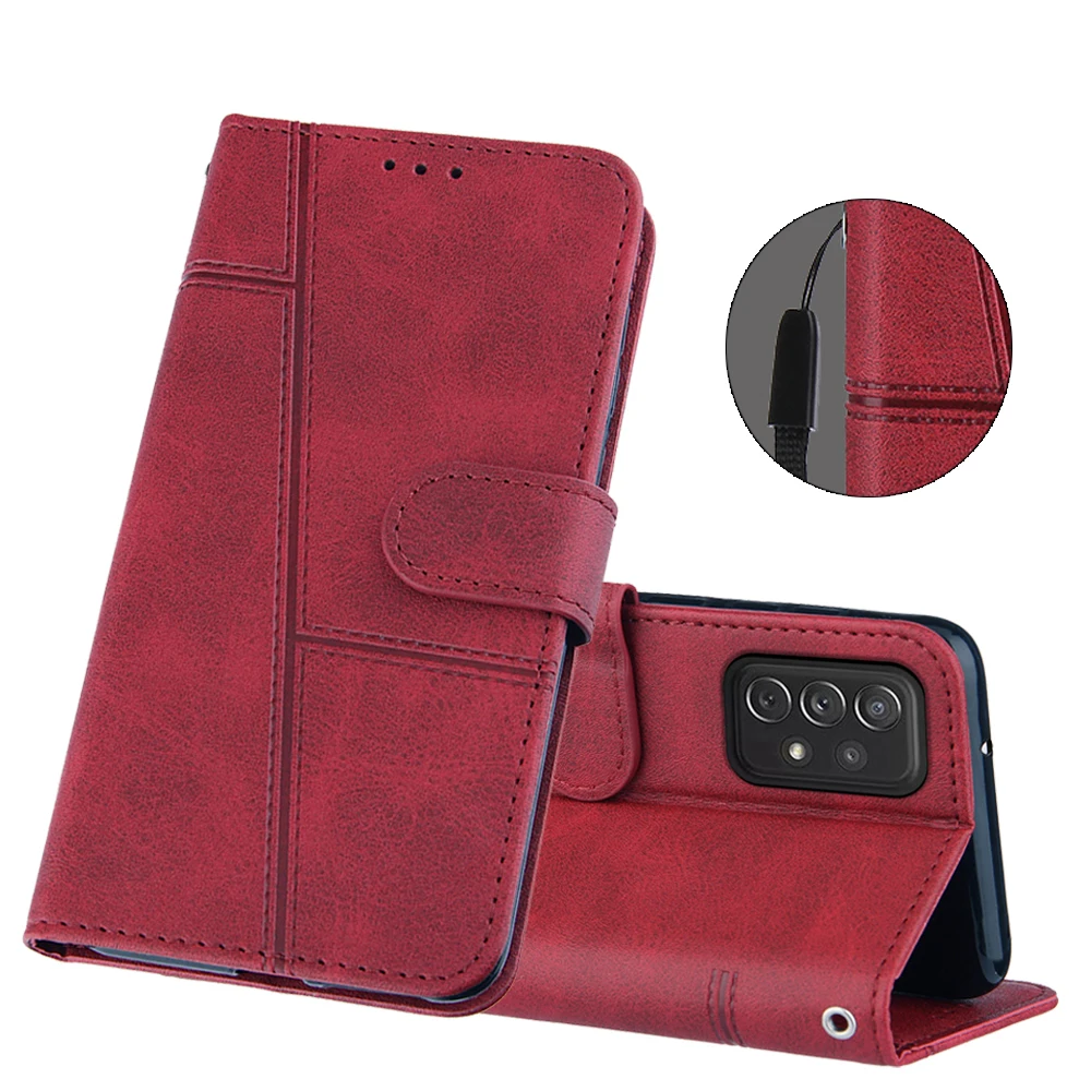 

Leather Case For Samsung Galaxy A52S 5G A82 5G Galaxy A72 A52 A32 5G A32 Samsung A02 A22 Fundas Samsung A12 Samsung A02S Cover