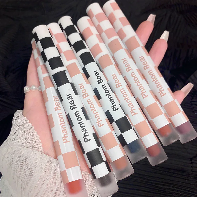 

Phantom Bear Matte Velvet Lip Glaze Waterproof Lasting Moisturizing Lip Gloss Matte Non-stick Cup No Fading Lipstick Makeup