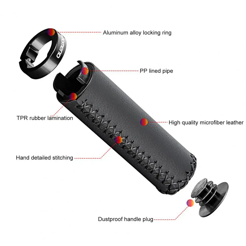 

1 Set Handlebar Cover Fashion Shockproof Comfortable Shock Absorption Handle Grips for MTB Handle Grips Handlebar Grips