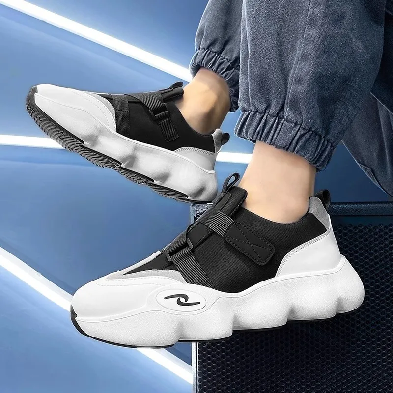 Мужская обувь повседневная летний тренд универсальная Молодежная увеличивающая