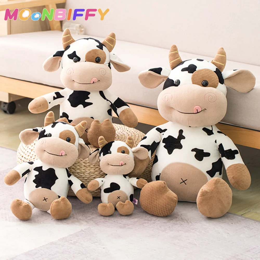 

Cow Toy Cute Cattle Plush Stuffed Animals Cattle Soft Doll Kids Gift Kids Sleeping Back Cushion Cute Stuffed Accompany Doll Gift