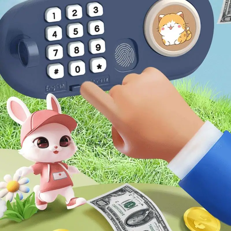 Денежный банк для детей электронный банкомат экономии монет безопасная банка