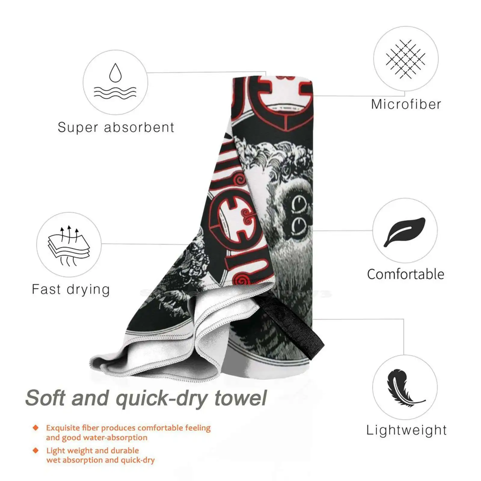 Полотенце Ween Ox с 3D-принтом Мягкое полотенце