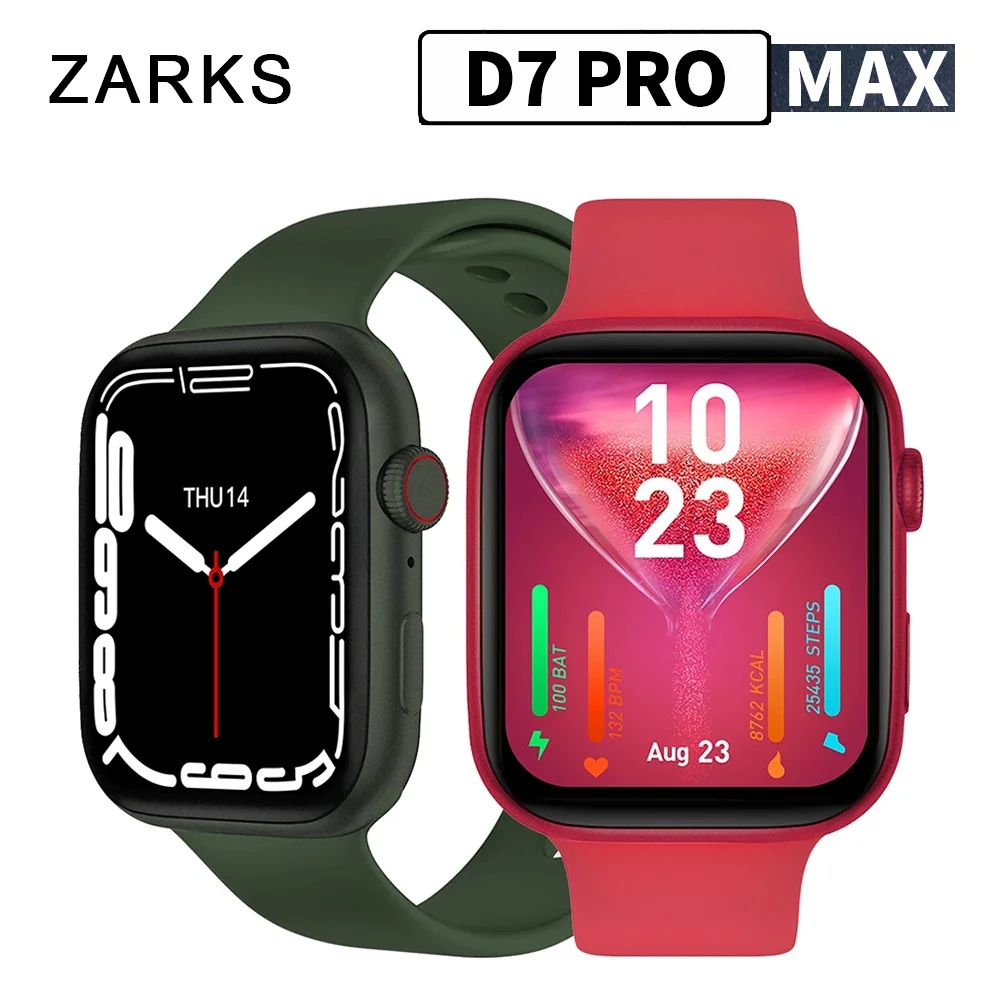 

Смарт-часы ZARKS D7 Pro Max 2022 мужские, 1,77 дюйма, Bluetooth